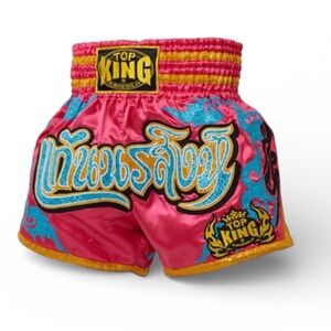 TOP KING Muay Thai Kickboxing Shorts MMA TKB NWT 🔥